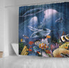 BigProStore Dolphin Fish Shower Curtains Twilight Graeme Cute Shower Curtains Dolphin Shower Curtain