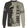 BigProStore Us Military Clothing U.S.Army Veteran Gray USA Army Hoodie - Sweatshirt - Tshirt - Zip Hoodie Sweatshirt / S