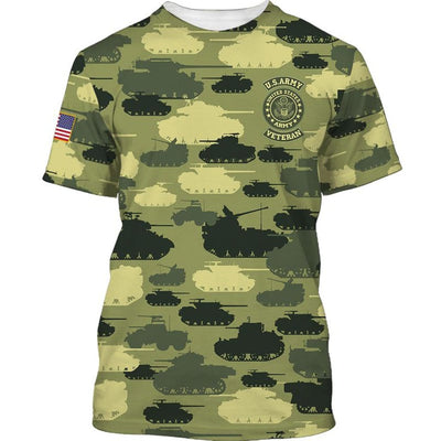 BigProStore Us Army Clothing U.S.Army Veteran Green USA Army Hoodie - Sweatshirt - Tshirt - Zip Hoodie T-shirt / S