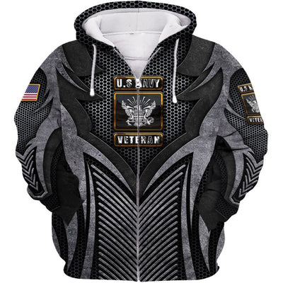 BigProStore Men'S Navy Apparel & Gifts U.S.Navy Soldier USA Army Hoodie - Sweatshirt - Tshirt - Zip Hoodie Zip Hoodie / S