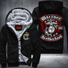 BigProStore USMC Brotherhood Fleece Hoodie Marine Corps Shirt BPS460 Black / S Fleece Hoodie