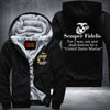 BigProStore USMC Fleece Hoodie Semper Fidelis For I Was Am And Shall Forever Be A United States Marine Fleece Hoodie BPS586 Black / S Fleece Hoodie