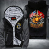 BigProStore USMC Fleece Hoodie Shirt Marine Corps Fleece Hoodie BPS845 Gray / S Fleece Hoodie