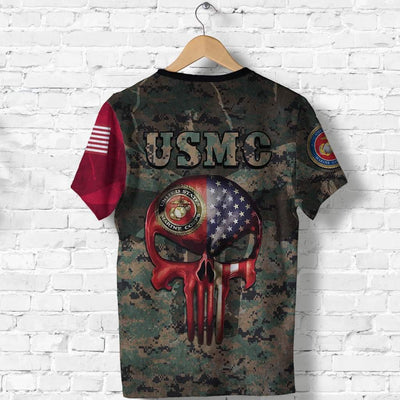 BigProStore USMC Hoodie Mens Womens All Over Print US Marine Corps Shirt Pullover Hooded Sweatshirt BPS843 3D Printed Shirt