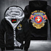BigProStore USMC Marines Fleece Hoodie Men Shirt BPS270 Black / S Fleece Hoodie