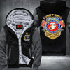 BigProStore USMC Marines Fleece Hoodie Men Shirt BPS270 Gray / S Fleece Hoodie