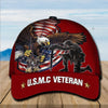 BigProStore US Marines Baseball Cap USMC Hat USMC Veteran Soldier Kneeling Combat Boots Eagle US Flag Marine Corps Veteran Hat BPS633 Baseball Cap