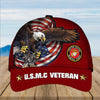 BigProStore Marine Corps Hat USMC Baseball Cap USMC Veteran US Flag Eagle Combat Boots USMC Veteran Hat BPS260 Baseball Cap