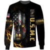 BigProStore U.S.M.C Veteran Apparel Usmc Lion Veteran Usa Army Hoodie - Sweatshirt - Tshirt - Zip Hoodie Sweatshirt / S