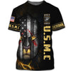 BigProStore U.S.M.C Veteran Apparel Usmc Lion Veteran Usa Army Hoodie - Sweatshirt - Tshirt - Zip Hoodie T-shirt / S