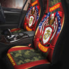 BigProStore Marine Corps Car Seat Protector Us Veteran Seat Protector Polyester Microfiber Set Of 2 USMC car seat cover
