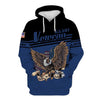 BigProStore United States Navy Apparel US NAVY Veteran Ego Blue USA Army Hoodie - Sweatshirt - Tshirt - Zip Hoodie Hoodie / S