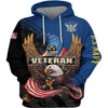 BigProStore Navy Veteran Apparel US NAVY God Bless Veteran USA Army Hoodie - Sweatshirt - Tshirt - Zip Hoodie Hoodie / S