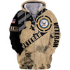 BigProStore Men'S Navy Apparel & Gifts US NAVY Veteran USA Army Hoodie - Sweatshirt - Tshirt - Zip Hoodie Zip Hoodie / S