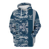 BigProStore Men'S Navy Apparel & Gifts US NAVY Veteran Blue USA Army Hoodie - Sweatshirt - Tshirt - Zip Hoodie Hoodie / S