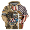BigProStore Us Army Clothing Us Veteran These Colors Do Not Run USA Army Hoodie - Sweatshirt - Tshirt - Zip Hoodie Hoodie / S