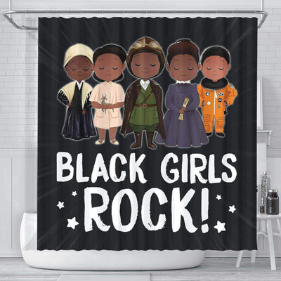 BigProStore Unique Black Girls Rock African American Shower Curtain Afro Bathroom Decor BPS083 Small (165x180cm | 65x72in) Shower Curtain