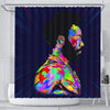 BigProStore Unique Colorful This Is American Childish Gambino African Style Shower Curtains Afro Bathroom Accessories BPS109 Small (165x180cm | 65x72in) Shower Curtain