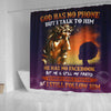 BigProStore Unique God Has No Phone But I Talk To Him Natural Girl African American Print Shower Curtains African Bathroom Accessories BPS124 Small (165x180cm | 65x72in) Shower Curtain