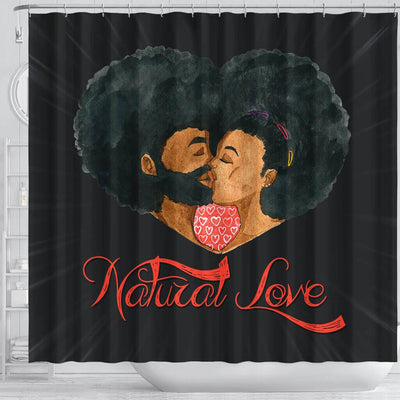 BigProStore Unique Kings And Queens Natural Love African American Inspired Shower Curtains African Bathroom Accessories BPS184 Shower Curtain