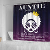 BigProStore Unique Natural Hair Auntie Like A Mom But So Much Cooler Black History Shower Curtains Afro Bathroom Decor BPS181 Small (165x180cm | 65x72in) Shower Curtain