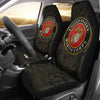 BigProStore Marine Car Seat Cover United State Marine Corps Front Car Seat Covers Polyester Microfiber Fabric Set Of 2 USMC car seat cover