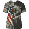 BigProStore Us Military Clothing United States Army Skull USA Army Hoodie - Sweatshirt - Tshirt - Zip Hoodie T-shirt / S