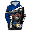 BigProStore Men'S Navy Apparel & Gifts United States Navy Ego Blue USA Army Hoodie - Sweatshirt - Tshirt - Zip Hoodie Hoodie / S