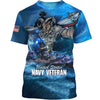BigProStore Men'S Navy Apparel & Gifts United States Navy Veteran USA Army Hoodie - Sweatshirt - Tshirt - Zip Hoodie T-shirt / S