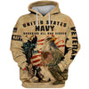 BigProStore US NAVY Clothing United States Navy Honoring All Who Served USA Army Hoodie - Sweatshirt - Tshirt - Zip Hoodie Hoodie / S