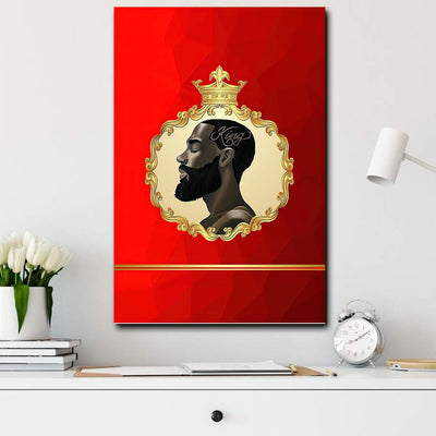 BigProStore Vintage Africa Posters King Black Man South African Decor Poster