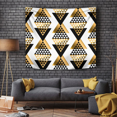 BigProStore African American Tapestry Wall Hanging Cute Black American Woman Vintage Afrocentric Seamless Pattern African Themed Wall Tapestry / S (51"x60" / 130x150cm) Tapestry
