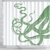 BigProStore Kraken Shower Curtain Decor Vintage Kraken Tentacles Shower Curtain Bathroom Curtains Kraken Shower Curtain / Small (165x180cm | 65x72in) Kraken Shower Curtain