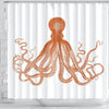 BigProStore Shower Curtain Decor Vintage Octopus Shower Curtain Bathroom Wall Decor Ideas Kraken Shower Curtain / Small (165x180cm | 65x72in) Kraken Shower Curtain