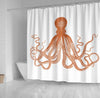 BigProStore Shower Curtain Decor Vintage Octopus Shower Curtain Bathroom Wall Decor Ideas Kraken Shower Curtain