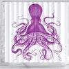 BigProStore Kraken Bath Curtain Vintage Octopus Shower Curtain Fantasy Fabric Bath Bathroom Kraken Shower Curtain / Small (165x180cm | 65x72in) Kraken Shower Curtain