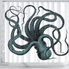 BigProStore Kraken Bath Curtain Vintage Octopus Shower Curtain Bathroom Kraken Shower Curtain / Small (165x180cm | 65x72in) Kraken Shower Curtain