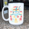 BigProStore Vintage Retro Grandpa Shark Doo Doo Doo Coffee Mug Mens Custom Father's Day Mother's Day Gift Idea BPS973 White / 15oz Coffee Mug