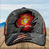 BigProStore Marine Corps Hat USMC Baseball Cap Vintage US Flag USMC USMC Trucker Hat BPS477 Baseball Cap
