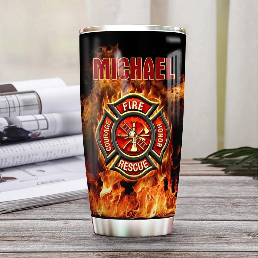 Volunteer Firefighter Personalized PYA2411015 Stainless Steel