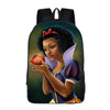 Beautiful Melanin Girl Backpack Afro Girl School Bags