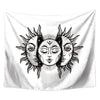 BigProStore Mystic Tapestry White Suns Wall Tapestry For Home Decor Tarot Tapestry