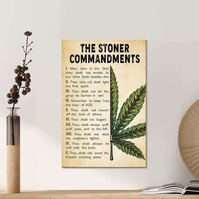 Weed The Stoner Commandments MH1309