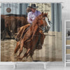 BigProStore Horse Shower Curtain Delightful Western Rodeo Cowgirl Horse Shower Curtain Extra Long Bathroom Sets Horse Shower Curtain