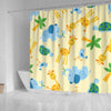 BigProStore Elephant Bathroom Decor Wild Animals Bathroom Curtains Shower Curtain
