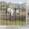 BigProStore Homewelle Running Horses Shower Curtain Amazing Wild Horses Wildlife Shower Curtain Bathroom Art Ideas Horse Shower Curtain