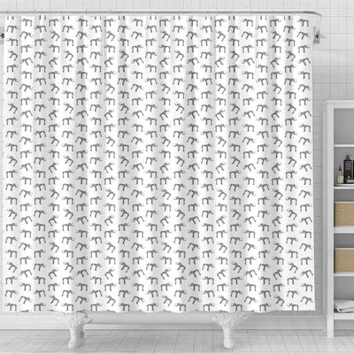 BigProStore Elephant Bathroom Decor Woolly Mammoth Print Custom Background Color Small Bathroom Decor Ideas Shower Curtain / Small (165x180cm | 65x72in) Shower Curtain