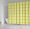 BigProStore Lemon Shower Curtain Decor Yellow Picnic Cloth Pattern Shower Curtain Bathroom Wall Decor Ideas Lemon Shower Curtain