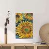 BigProStore Sunflower Canvas Art Adorable Golden Rise And Shine Sunflower Home Decor Canvas / 16" x 24" Canvas