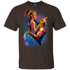 BigProStore African American King Queen T-Shirt For Melanin Women Men Pro Black G200 Gildan Ultra Cotton T-Shirt / Dark Chocolate / S T-shirt